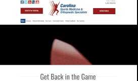 
							         Sports Medicine, Wilmington, NC | Carolina Sports Medicine ...								  
							    