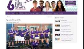 
							         Sports Round Up - News - The Sixth Form College Farnborough								  
							    
