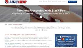 
							         Sports Team Payment Processing Solution | LeagueLineup								  
							    