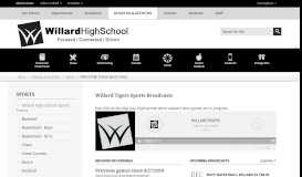 
							         Sports / Willard High School Sports Teams - Willard Public Schools								  
							    