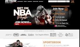 
							         Sportsbook | Best Online Betting Website | Bet on Sports Odds ...								  
							    
