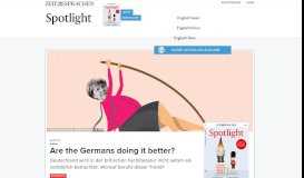 
							         Spotlight: das Magazin zum Englischlernen | Spotlight Sprachmagazin								  
							    