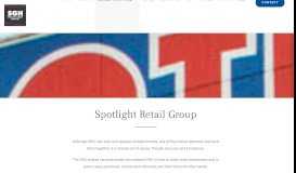 
							         Spotlight Retail Group | SGH Site - Spotlight Group Holdings								  
							    