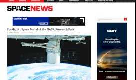
							         Spotlight | Space Portal of the NASA Research Park - SpaceNews.com								  
							    