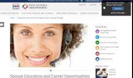 
							         Spouse Education and Career Opportunities Coaching ... - MySECO								  
							    