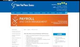 
							         SPPS Payroll Home / Employee Self Service - Saint Paul Public Schools								  
							    