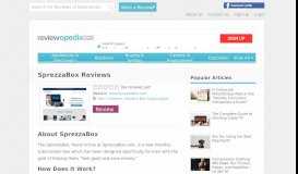 
							         SprezzaBox Reviews - Legit or Scam? - Reviewopedia								  
							    