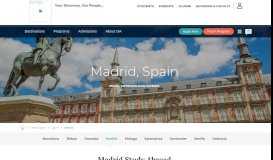 
							         Spring 1A 2019 - ISA Madrid, Spain Study Abroad								  
							    