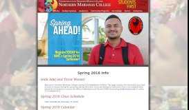 
							         Spring 2018 Registration Bulletin - Northern Marianas College								  
							    