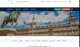 
							         Spring 2A 2019 - ISA Madrid, Spain Study Abroad								  
							    