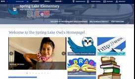 
							         Spring Lake Elementary Home - Woodland Joint Unified School District								  
							    