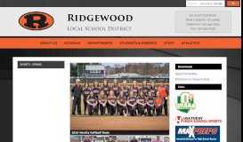 
							         Spring Sports - Ridgewood Local School District								  
							    