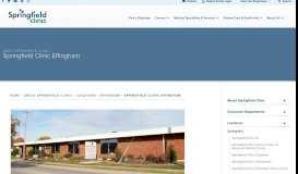 
							         Springfield Clinic Effingham | Springfield Clinic Locations								  
							    