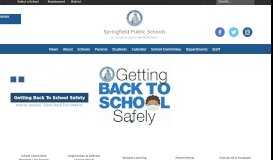 
							         Springfield Public Schools - Home								  
							    