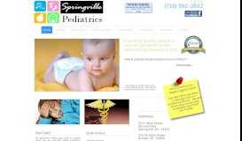 
							         Springville Pediatrics: Home								  
							    