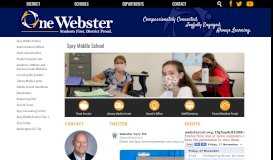 
							         Spry Middle School | Webster Central School District								  
							    