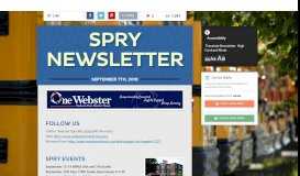 
							         Spry Newsletter | Smore Newsletters								  
							    