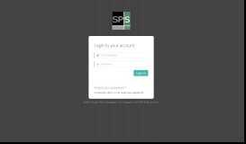 
							         SPS Client Portal: Login								  
							    