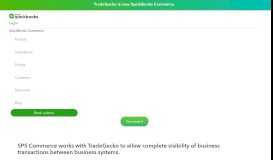 
							         SPS Commerce Integration | TradeGecko								  
							    