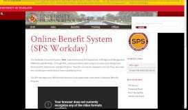 
							         SPS Workday - UMD HR - University of Maryland								  
							    