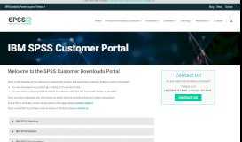 
							         SPSS Customer Portal | Presidion								  
							    