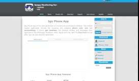 
							         Spy Phone App | Cell Phone Tracker, Sms and Mobile ...								  
							    