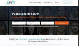 
							         SpyFly: Public Records Search | Free Warrant Lookup ...								  
							    