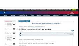 
							         Spyhide Remote Cell phone Tracker | AndroidPIT Forum								  
							    