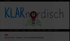 
							         SQUAD #18 – Herbst – ein Festival für Drinnis - Klarnordisch – Das ...								  
							    