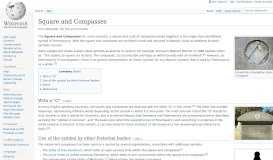 
							         Square and Compasses - Wikipedia								  
							    