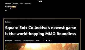 
							         Square Enix Collective's newest game is the world-hopping MMO ...								  
							    