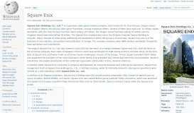 
							         Square Enix - Wikipedia								  
							    