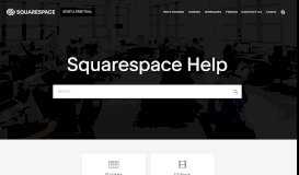 
							         Squarespace Help								  
							    