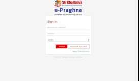 
							         Sri Chaitanya Online Exams - Member Login								  
							    