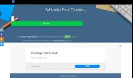 
							         Sri Lanka Post Tracking								  
							    