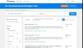 
							         Srs document job portal project Jobs, Employment | Freelancer								  
							    