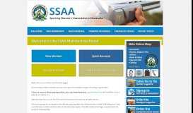 
							         SSAA Membership Portal								  
							    