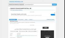 
							         ssaassamportal.in at WI. SSA Assam Portal - Website Informer								  
							    
