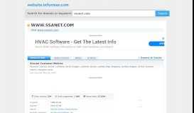 
							         ssanet.com at Website Informer. Visit Ssanet.								  
							    