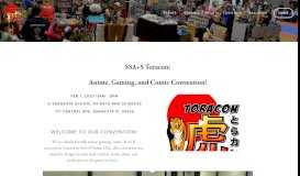 
							         SSA+S Toracon: Anime, Gaming, Comic & Sci-Fi Convention								  
							    