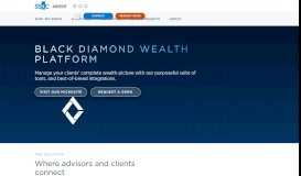 
							         SS&C Advent | Black Diamond Wealth Platform								  
							    