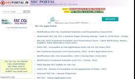 
							         SSC CGL Apply Online | SSC PORTAL : SSC CGL, CHSL, MTS, CPO ...								  
							    