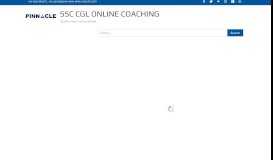 
							         SSC CGL On Line Test Series Practice - SSC CGL Pinnacle								  
							    