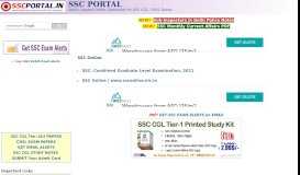 
							         SSC Online | SSC PORTAL : SSC CGL, CHSL, MTS, CPO, JE, Govt ...								  
							    