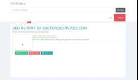 
							         sscfundservices.com | Free Online SEO Audit for ... - iCURErrors								  
							    