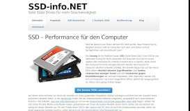 
							         SSD-Info.NET - Das Portal rund um die schnellen Speicherplatten								  
							    