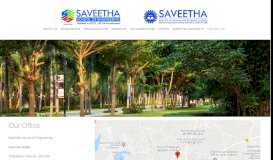 
							         SSE —saveetha school of engineering - Contact us page								  
							    