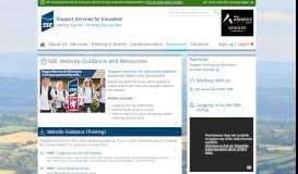 
							         SSE Website Guidance and Resources | Support Services for Education								  
							    