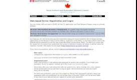 
							         sshrc - Natural Sciences and Engineering Research Council of Canada								  
							    