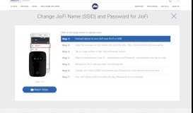 
							         (SSID) and Password for JioFi - Easy Activation Popup								  
							    